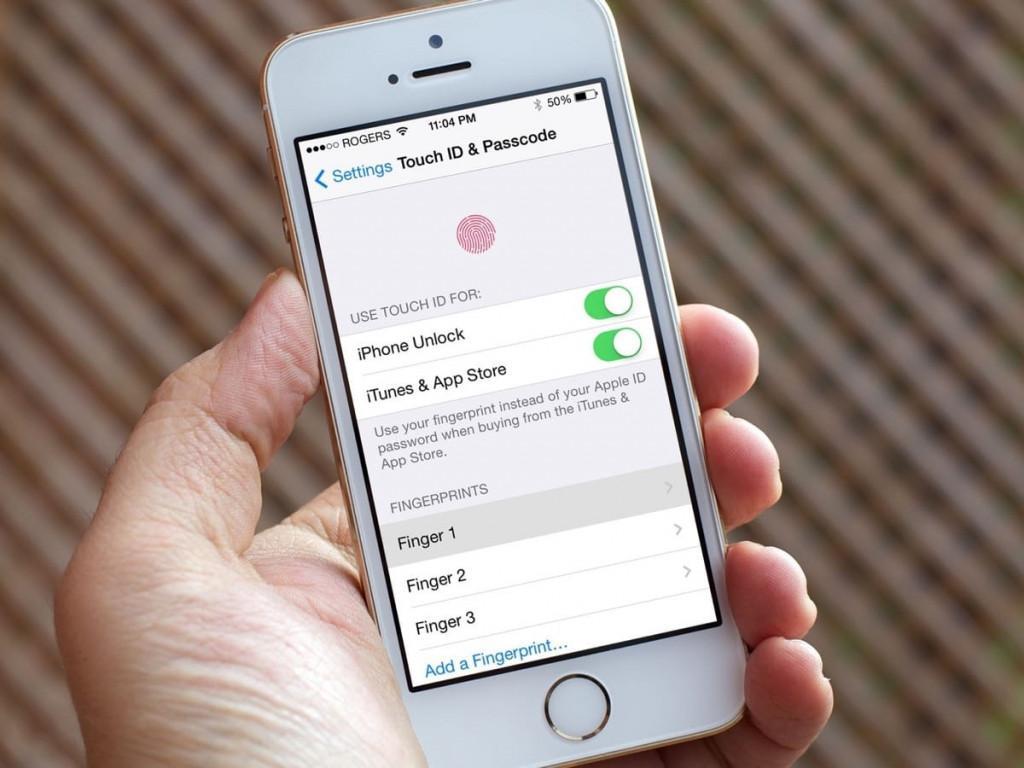 Сменить отпечаток пальца в айфон