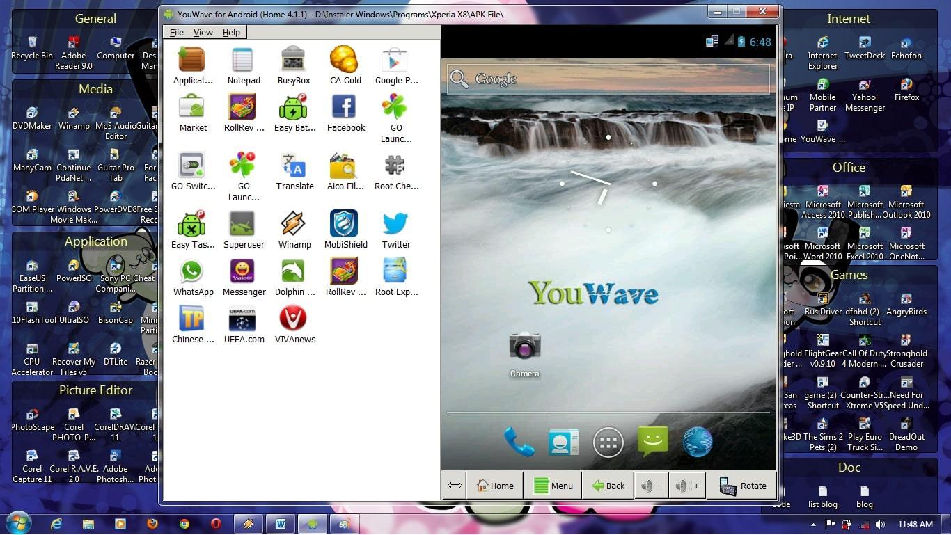 5. interfejs programmy youwave
