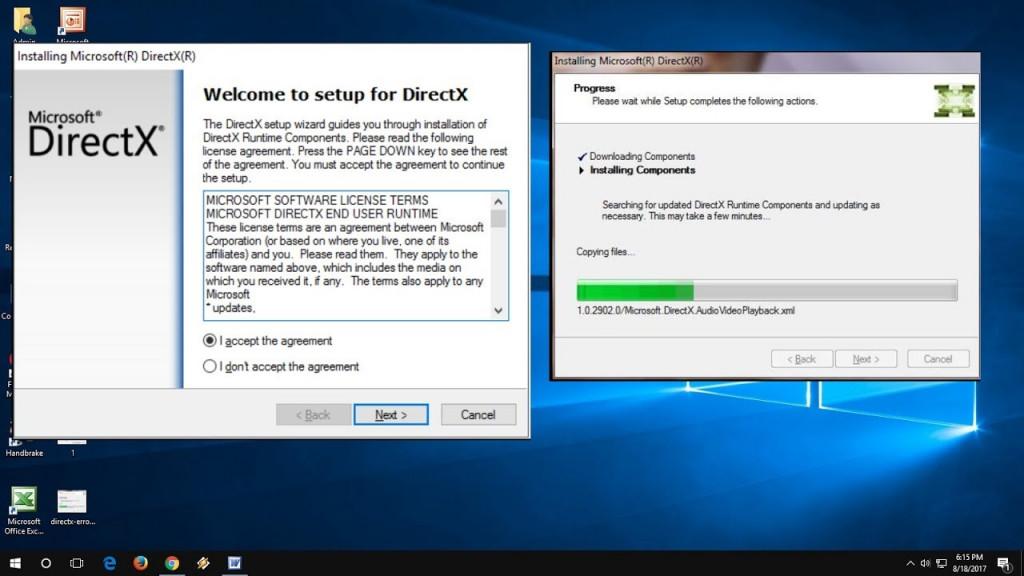 Эта версия directx несовместима с используемой версией windows