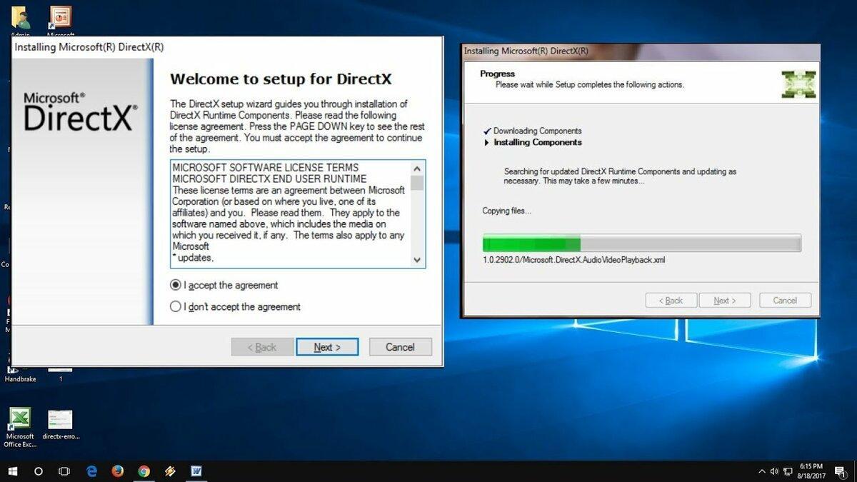 Directx windows 10 x64 последняя версия