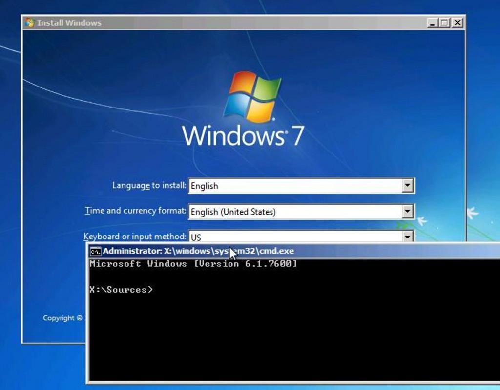 Erd commander сброс пароля windows 7